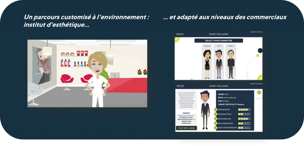 parcours customisé pour Guinot